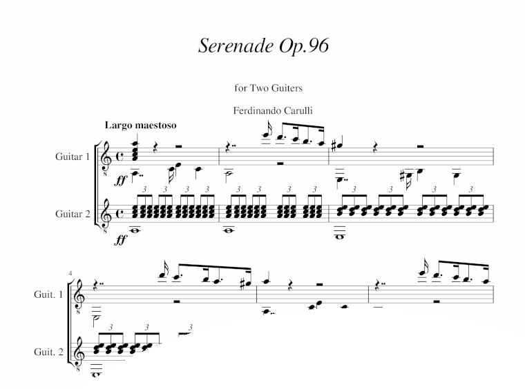 Serenade op.96 Largo