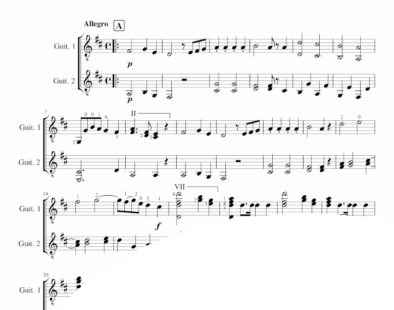 Symphonie op.152 Allegro